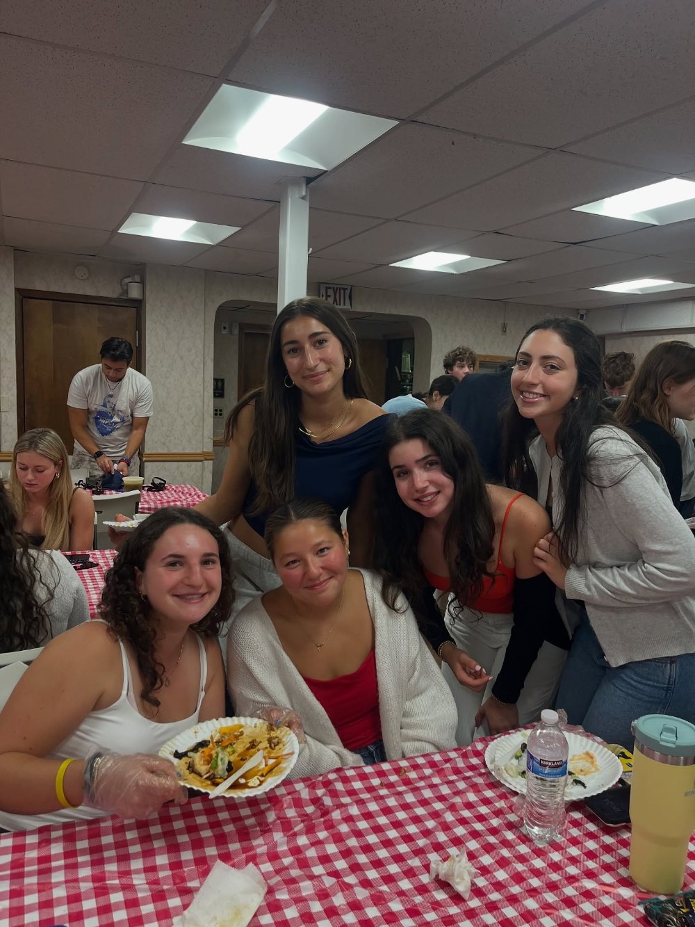 JHP Michigan students at the first meeting of the semester at Chabad in Ann Arbor