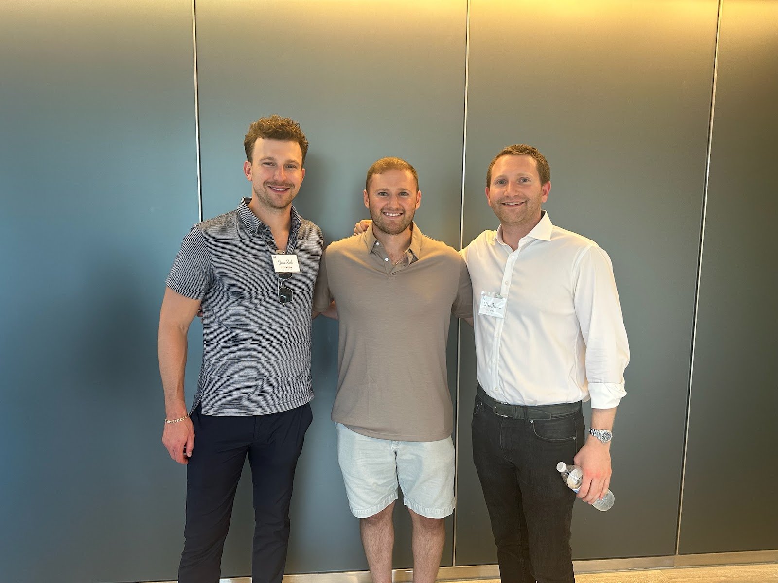 JHP alumni and professionals at a networking event