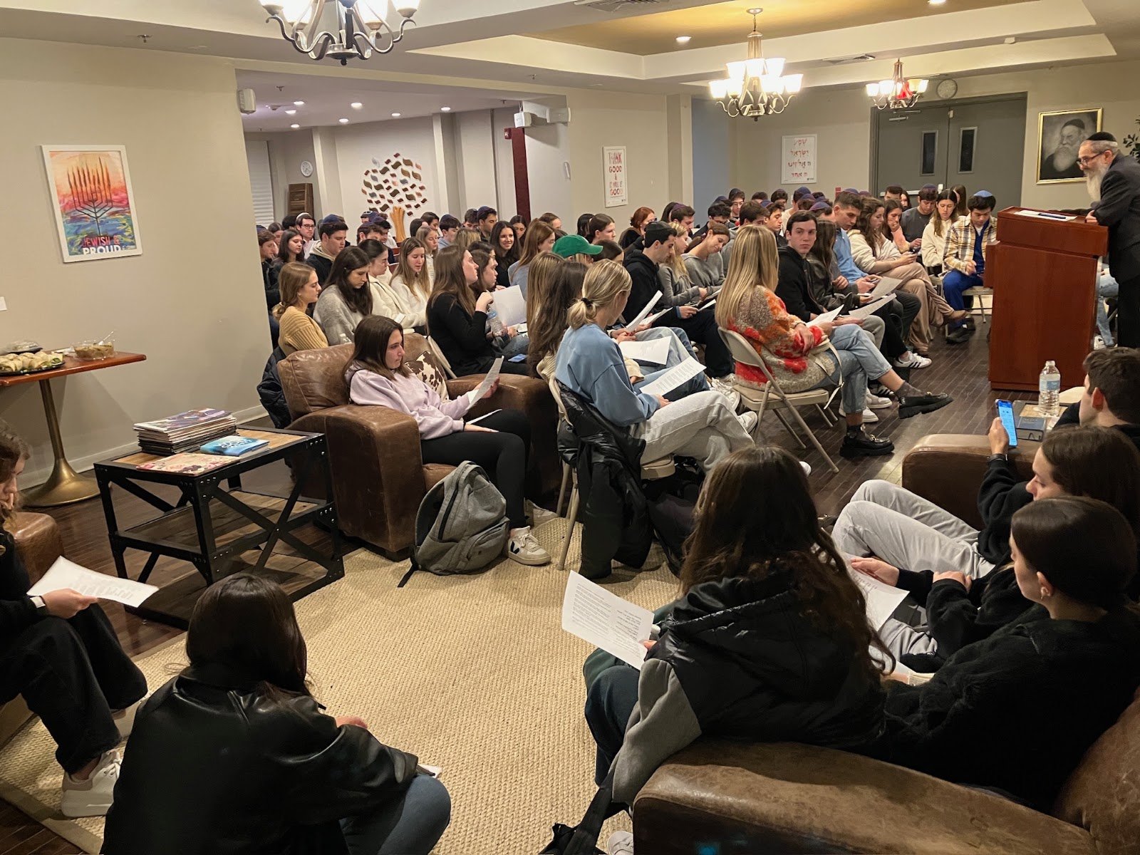 JHP Penn students at a program meeting