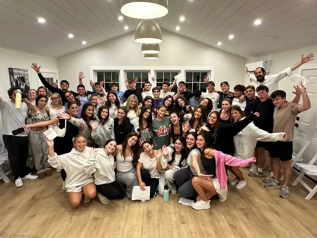 JHP Penn State students gathered at the Chabad house in State College