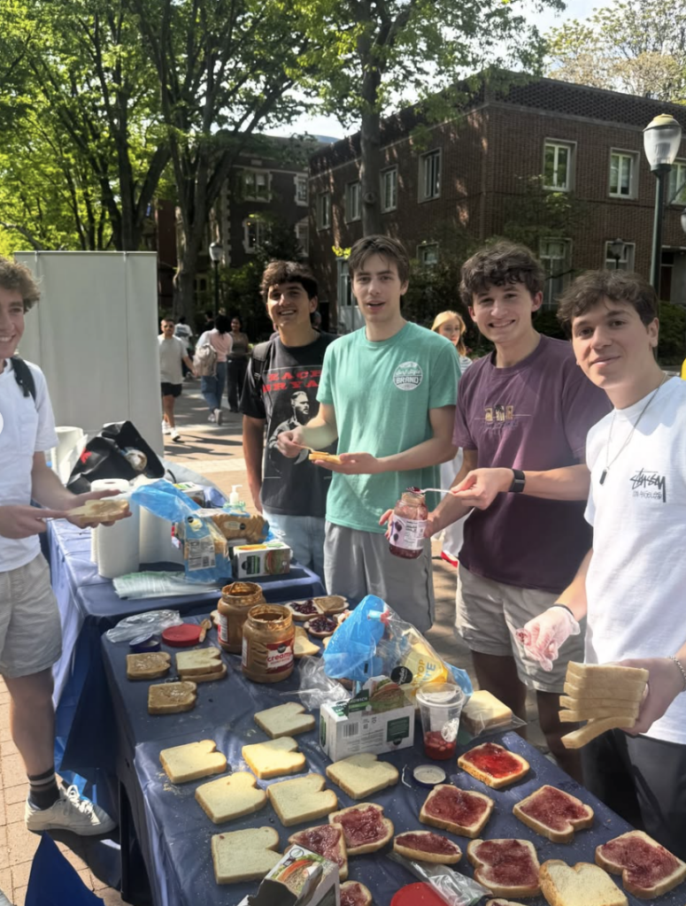 JHP volunteers assembling sandwiches at the PB&J-A-Thon